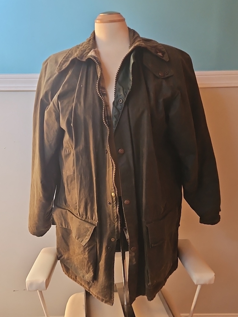 KeeperWear Vintage Men's Brewster Green Field Jacket M
